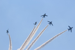 20170404ブルーインパルス基地上空訓練2