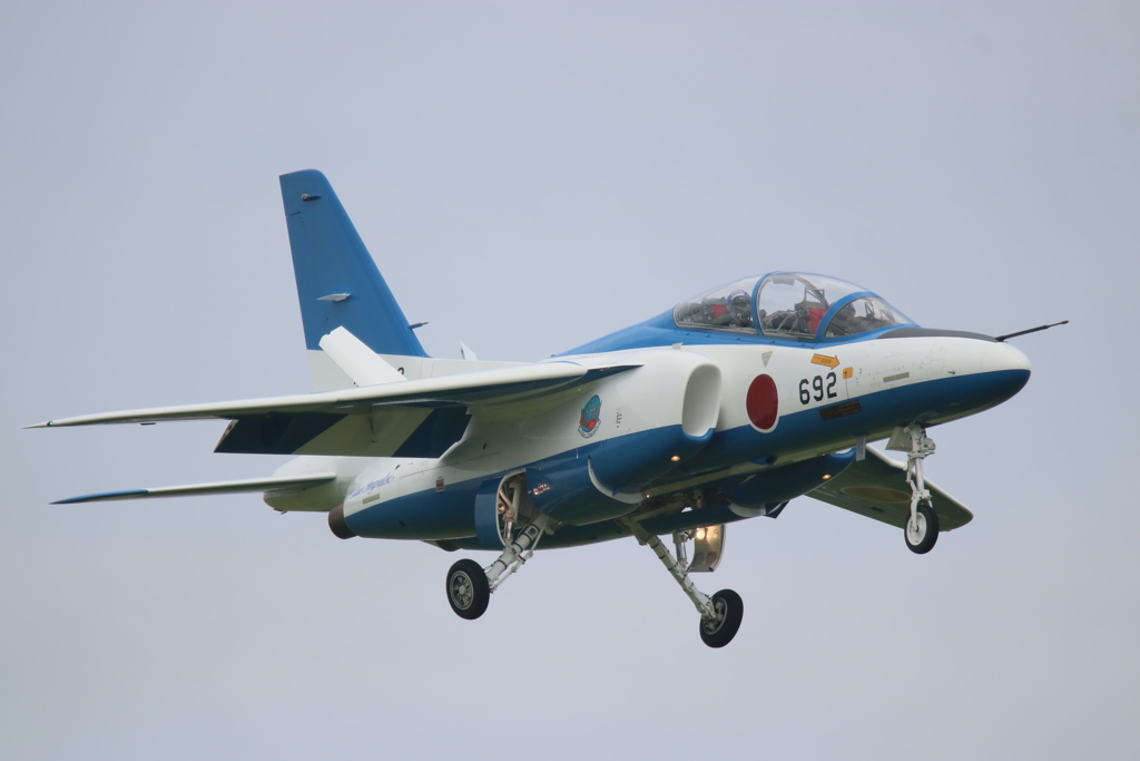 松島基地上空訓練終了着陸