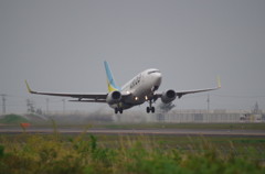 仙台空港離陸６
