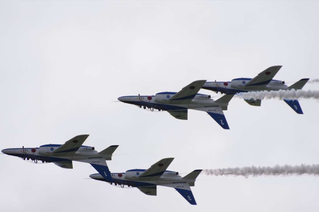 松島基地復興感謝イベント　ブルーインパルス５
