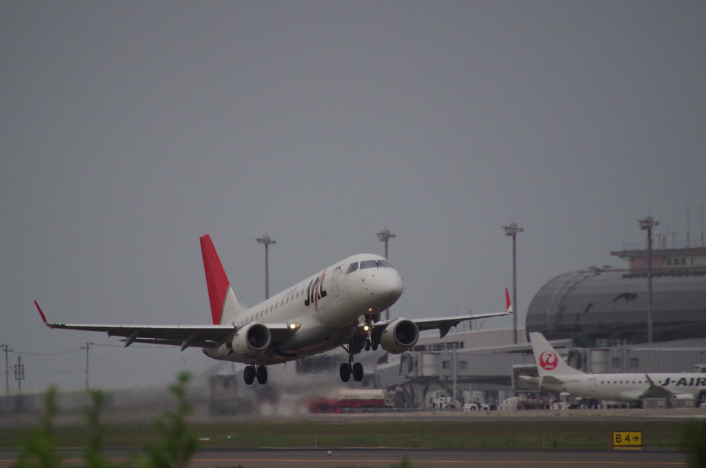 仙台空港離陸７