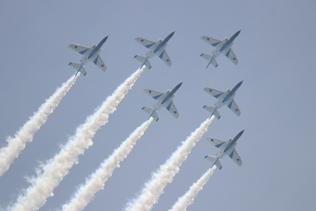 ブルーインパルス基地上空訓練2