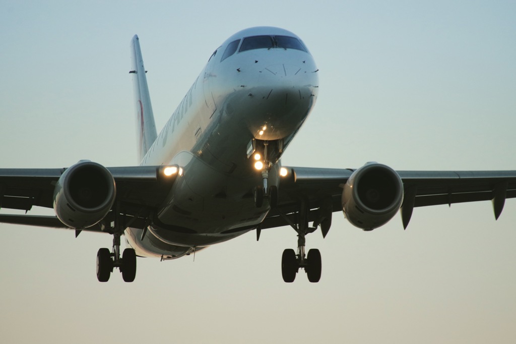 仙台空港 着陸2