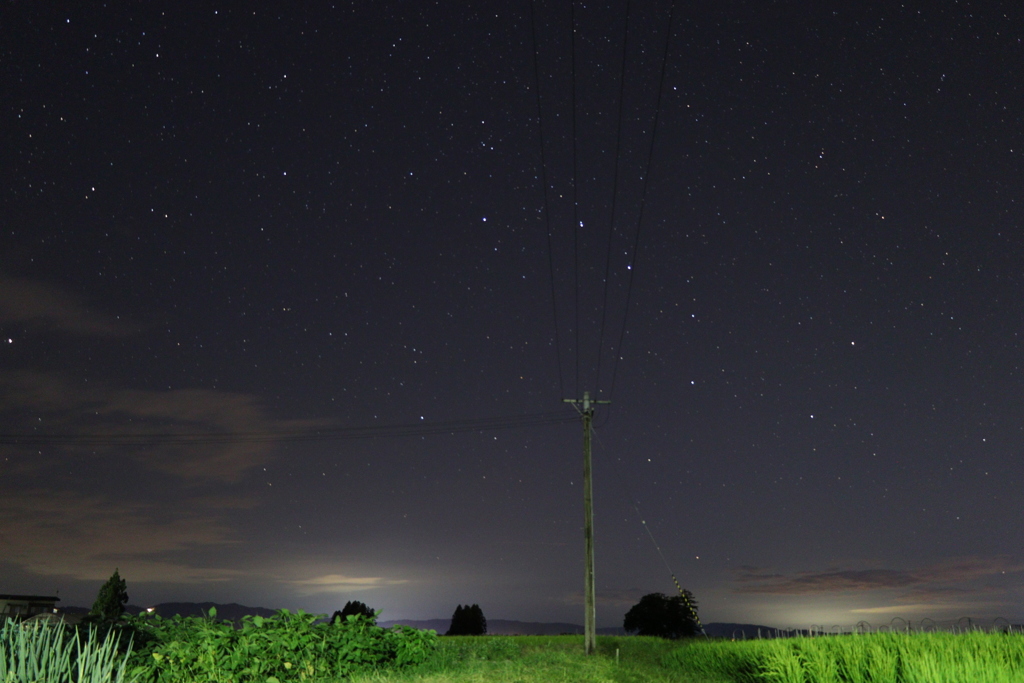 2017秋田夏風景 星空