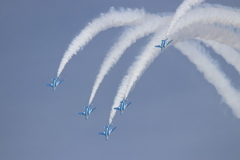 ブルーインパルス基地上空訓練3