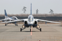 松島基地上空訓練終了1