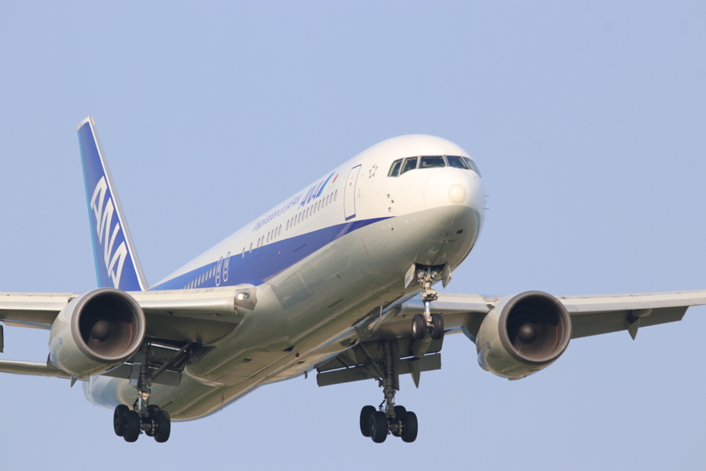 仙台空港着陸アプローチ3