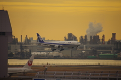羽田空港着陸アプローチ3