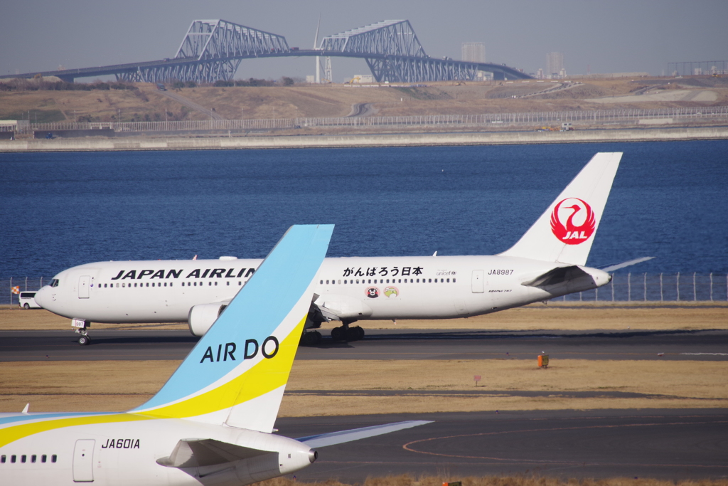 羽田空港 着陸2