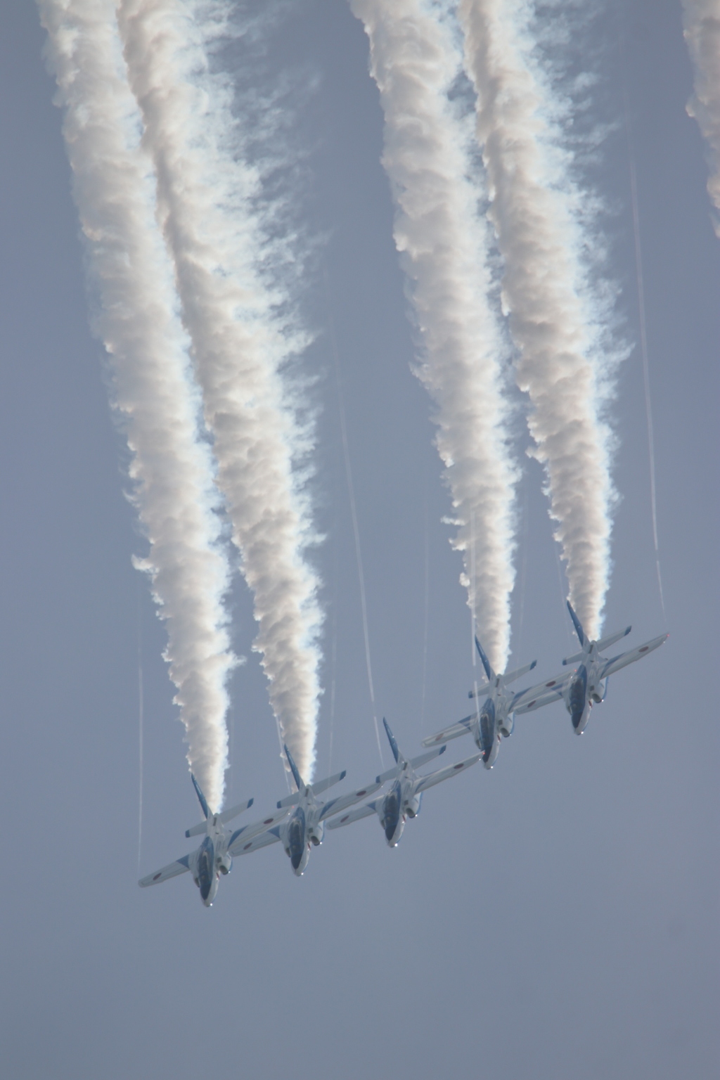 ブルーインパルス基地上空訓練1