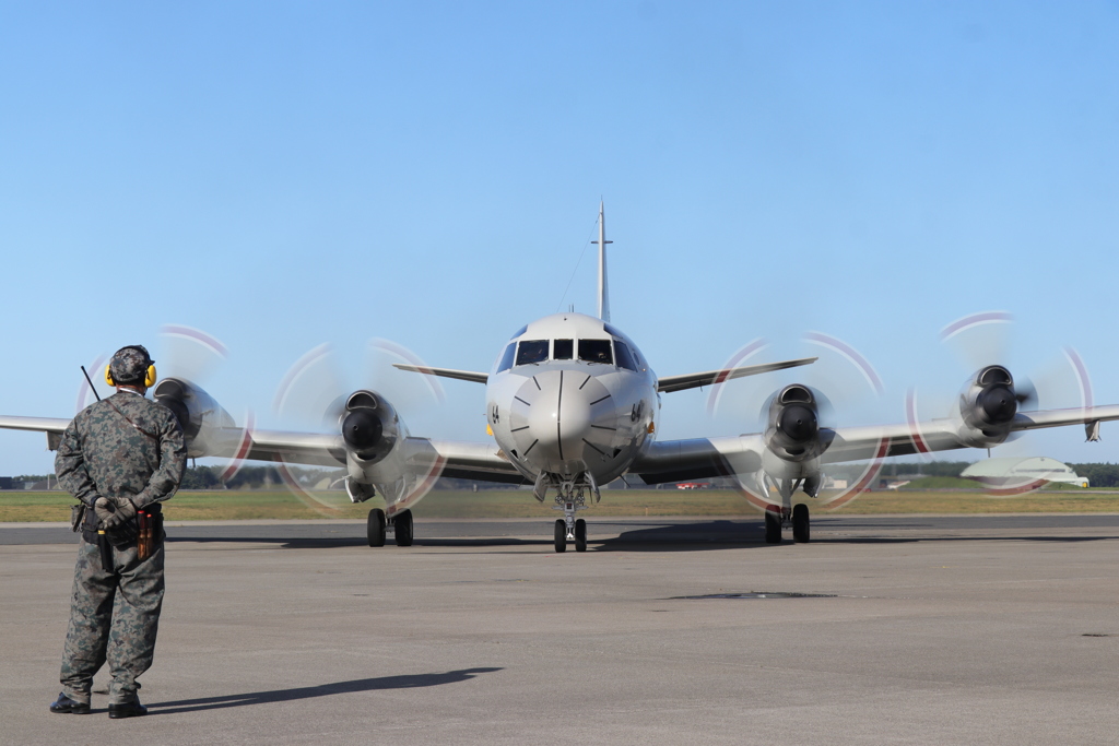 三沢基地航空祭'17-16　P-3Cオライオン帰投