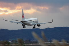 仙台空港 着陸3