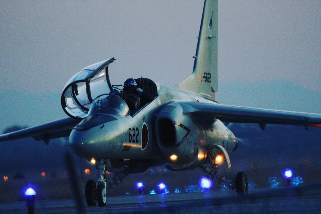 T-4夜間訓練終了