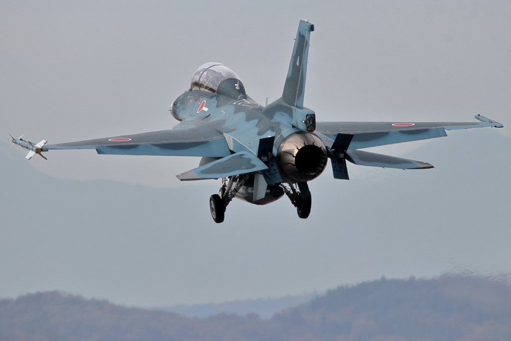 F-2B 松島基地 着陸バック