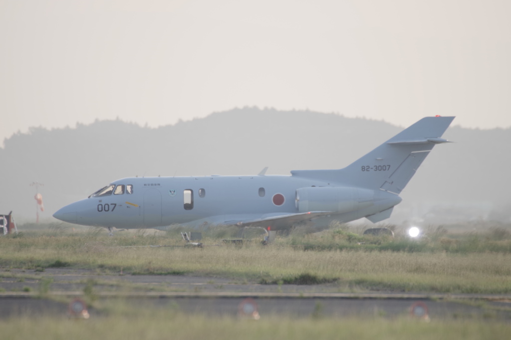 U125夜間訓練タキシング