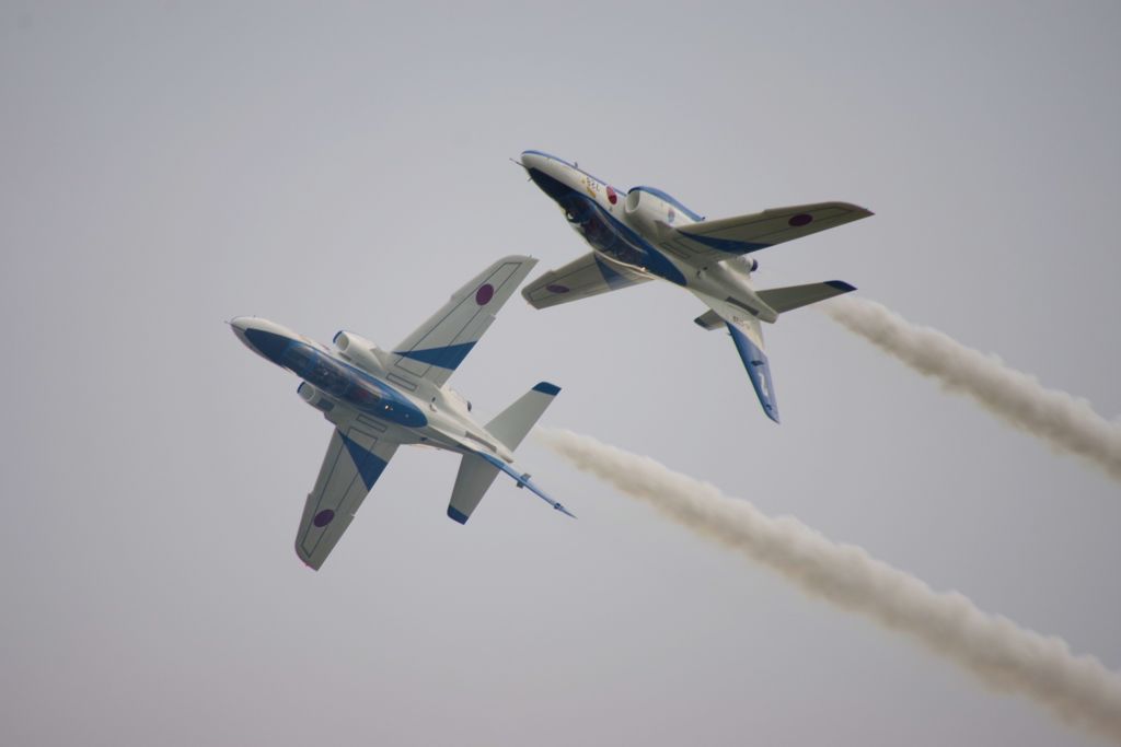 ブルーインパルス松島基地上空訓練