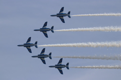 ブルーインパルス基地上空訓練4