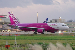 仙台空港　離陸アプローチ