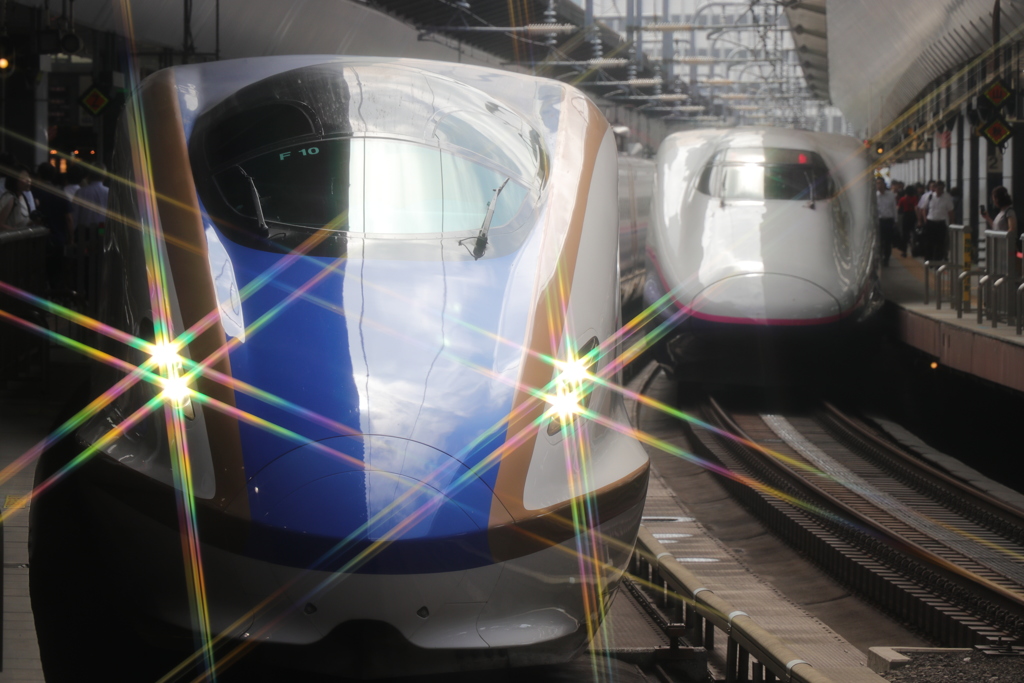 東京駅キラリ新幹線1