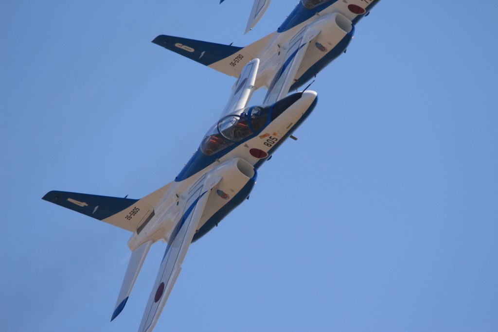 20170404ブルーインパルス基地上空訓練6