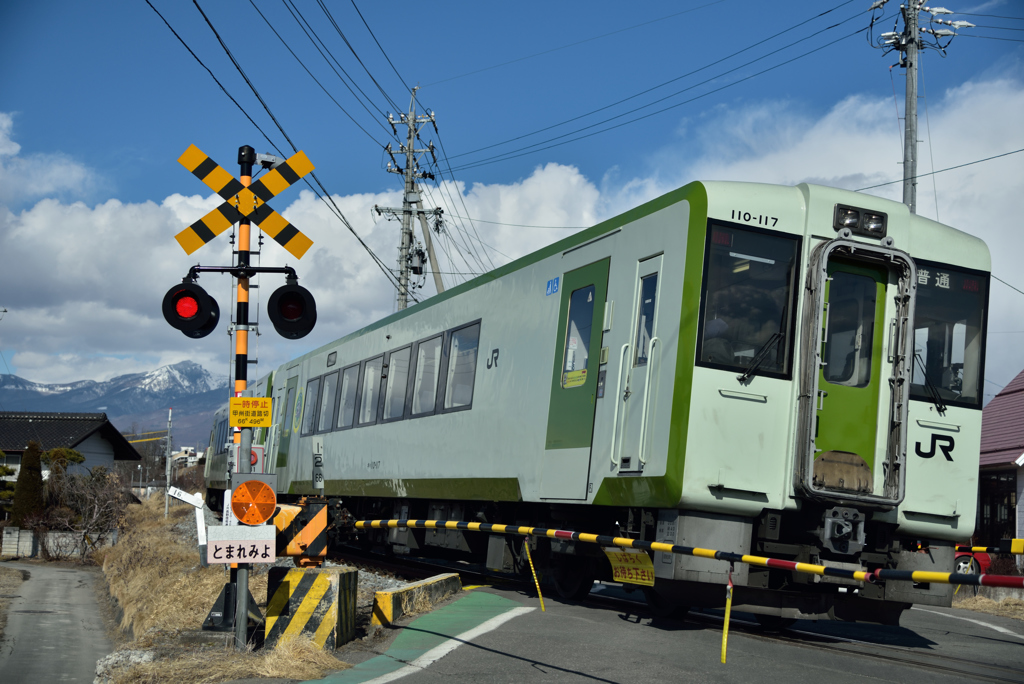 電車を撮る