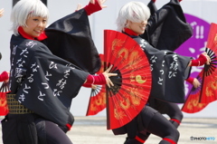 彩夏祭にて　舞連会かつみ結心