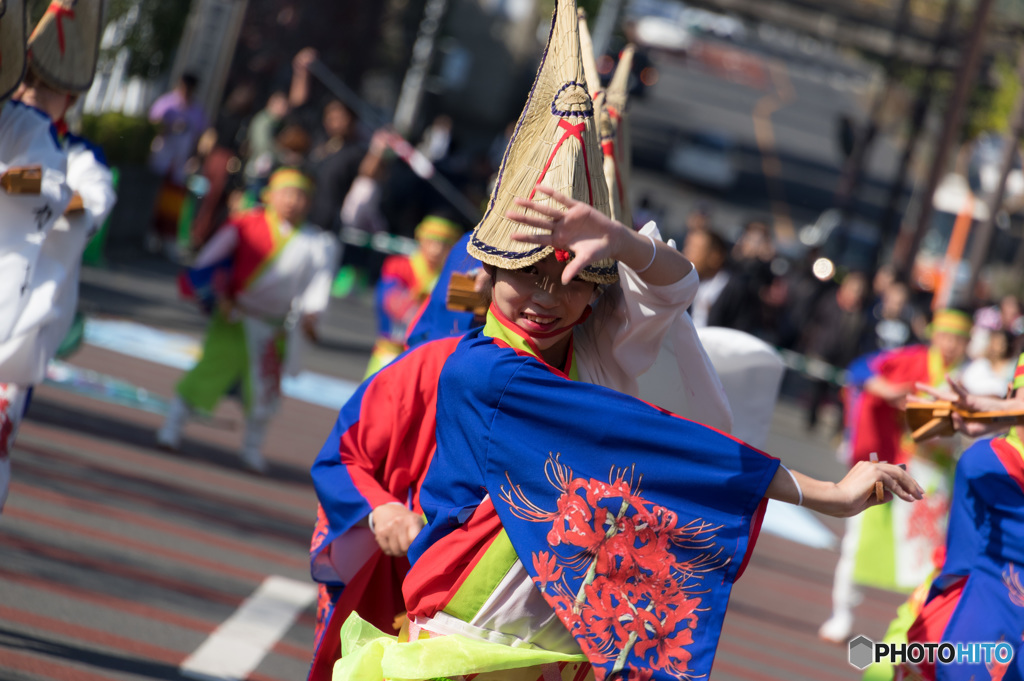 おやちゃい村収穫祭　かつみ獅子蓮花