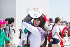 コミケにて　つきみさん