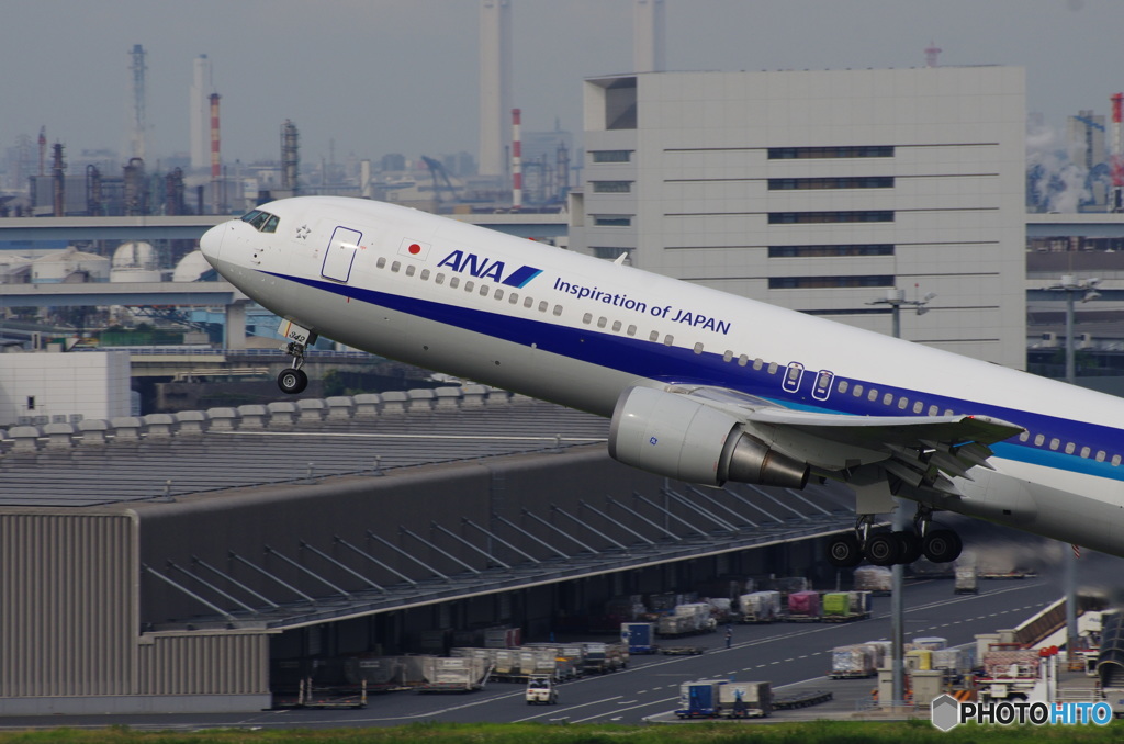 JAL JA8342 上昇中アップ