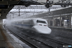 突入雪の中へ
