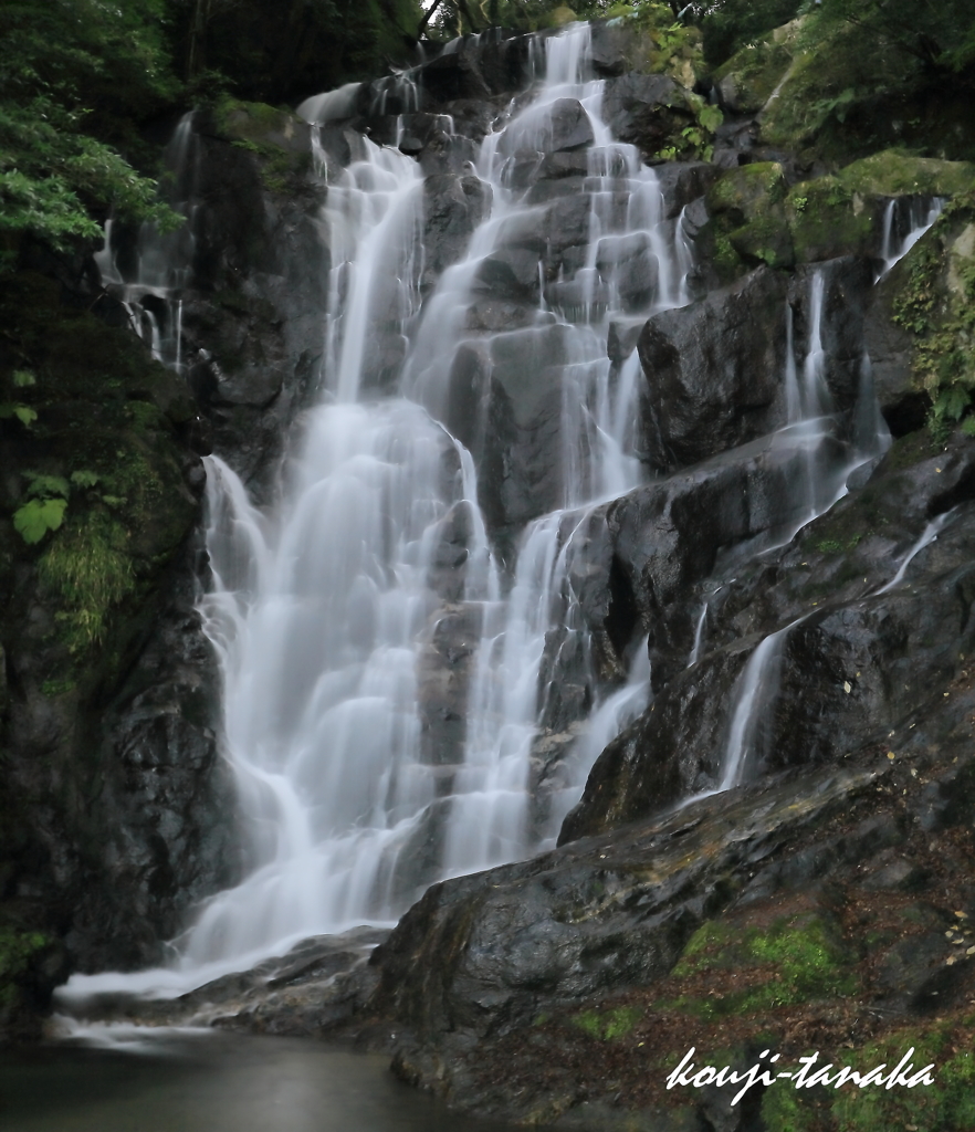 糸島市、白糸の滝