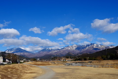 早春の日光連山