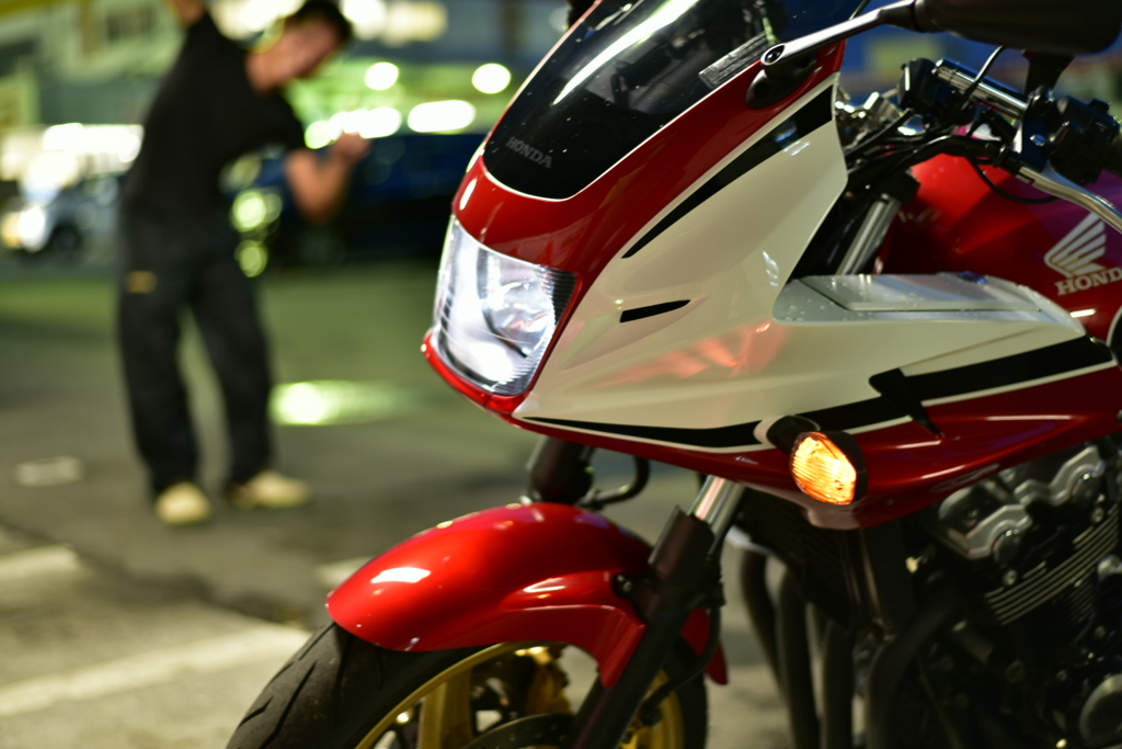 CB400SBとオーナーさん