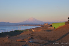 湘南からの富士山