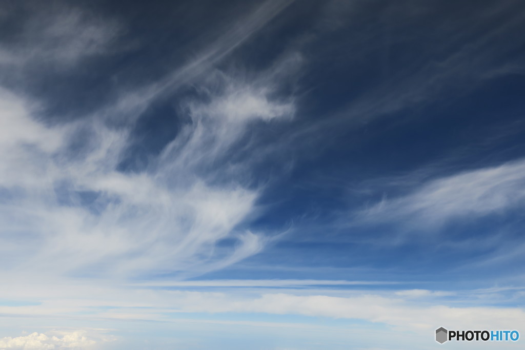 高度8000mの雲
