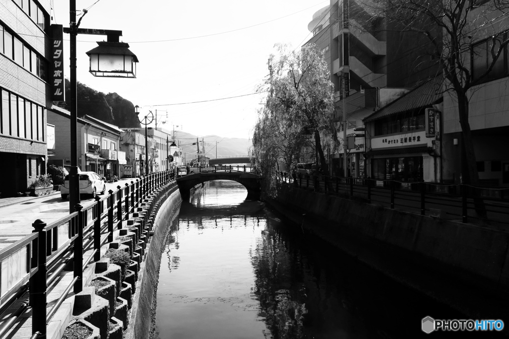 対馬の港町