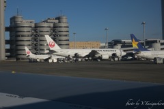 飛行機からー羽田第一ターミナル到着