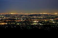 油山からの夜景