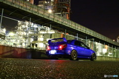 水島コンビナートと愛車