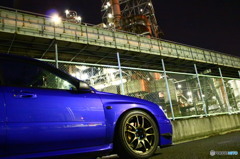 水島コンビナートと愛車