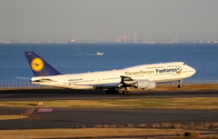 夕暮れの747　２