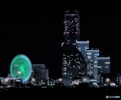 横浜みなとみらいの夜景﻿  (2)