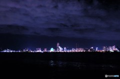 横浜みなとみらいの夜景﻿　(1)
　　　　