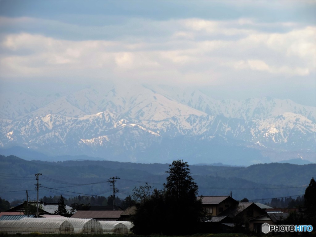 山形の高畠から栗子の山