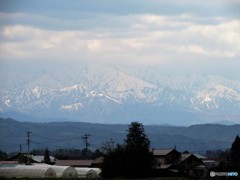 山形の高畠から栗子の山