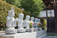山形県鶴岡市加茂の少林寺にあるお地蔵さん