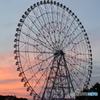 夕焼けと観覧車