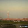 夕刻の羽田空港