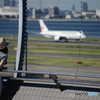 空港にて