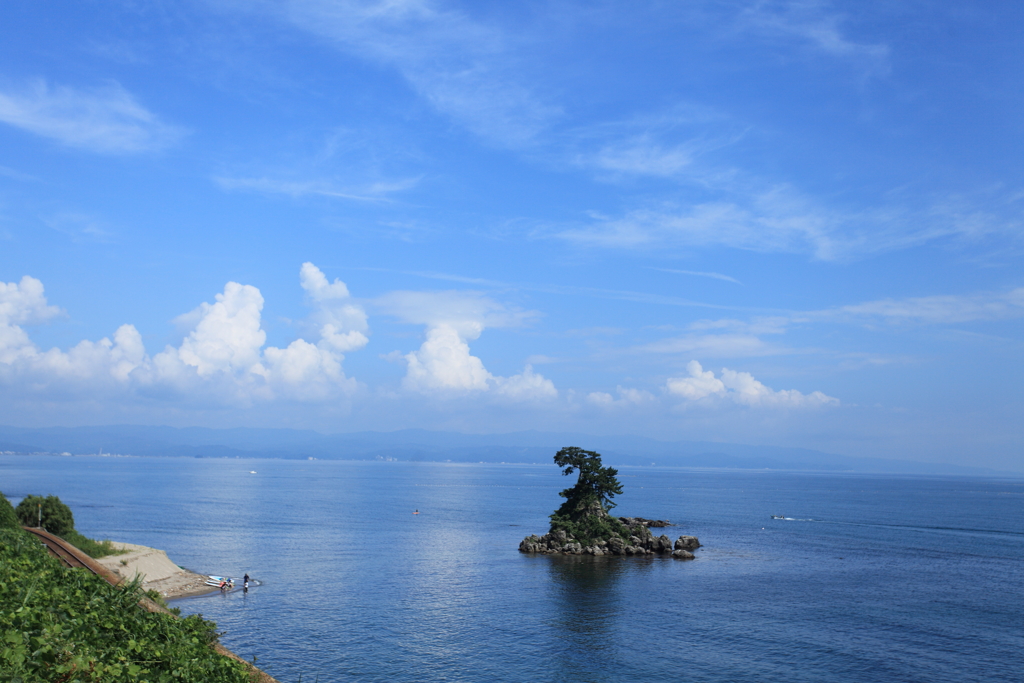夏雲の風景